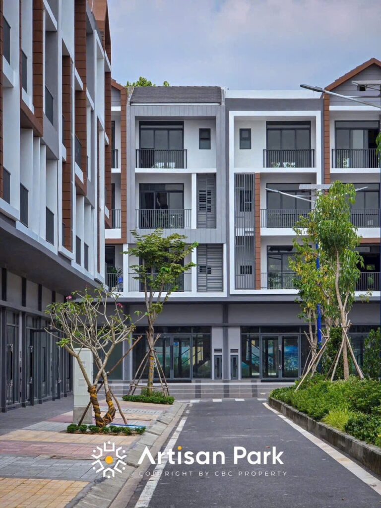 HÌNH ẢNH THỰC TẾ NHÀ PHỐ THƯƠNG MẠI ARTISAN PARK